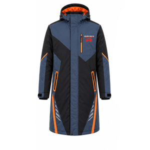 Vêtements d'hiver doux, vestes longues en textile, manteaux chauds et longs, vêtements décontractés pour l'extérieur, vente en gros de vestes longues en textile - Product Image 1