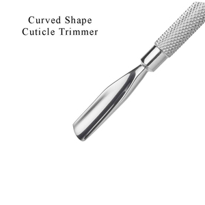 Pousse-cuticules personnalisable de haute qualité, kits de manucure, design carré double face, acier inoxydable - Product Image 2