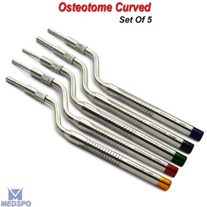 Ensemble d'instruments de chirurgie péri-dentaire de haute qualité en acier inoxydable allemand, réutilisables, autoclavables, certifiés CE - Product Image 2