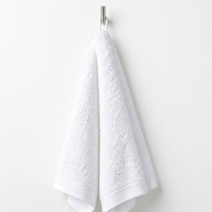 Solid Color <b>Blue</b> Cotton Terry Cloth Bath <b>Towel</b> with Hanging Loop Soft Woven Rectangle <b>Hand</b> <b>Towel</b> - Product Image 2
