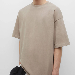 T-shirts pour hommes de qualité supérieure, respirants, couleur unie, logo personnalisé, séchage rapide, streetwear décontracté, t-shirt en coton à col rond, manches courtes - Product Image 3