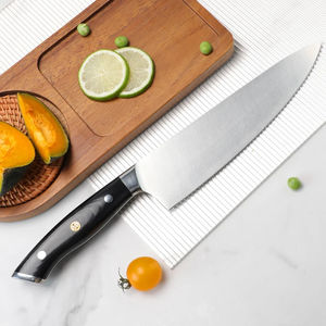 Cuchillo de Cocina Profesional de Acero Inoxidable con Alto Contenido de Carbono, Forjado, con Mango de Micarta - Product Image 3