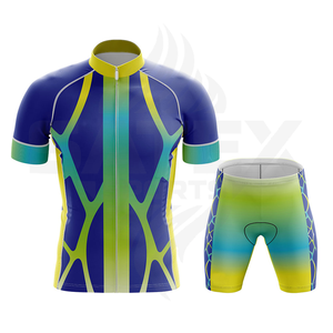Conjunto de Maillot y Culotte de Ciclismo Personalizado 2026 para Hombre y Mujer, Transpirable, 100% Poliéster, Uniforme de Ciclismo de Montaña y Carretera con Franjas Arcoíris - Product Image 3