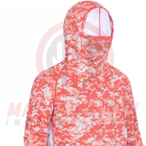 เสื้อฮู้ดตกปลาสำหรับผู้ชาย ผ้าบาง ระบายอากาศได้ดี เป็นมิตรกับสิ่งแวดล้อม จำหน่ายจำนวนมาก - Product Image 6