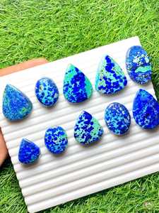 Natural Blue Bird Azurite BY MAHNAJ GEM Cabochon Loose Gemstone AAA Quality Bluebird Azurite Malachite Cuprite Jewelry Makig - Product Image 2