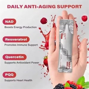 אבקת משקה NAD+ ניקוטינמיד ריבוזיד PQQ רסברטרול בתווית פרטית של יצרן ציוד מקורי, תוסף אנרגיה נגד הזדקנות בכמויות גדולות - Product Image 2