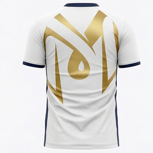 ชุดยูนิฟอร์มฟุตบอลพิมพ์ลายแบบรีดร้อนขายส่ง เสื้อฟุตบอลพิมพ์ลายตามสั่ง ชุดทีมประสิทธิภาพสูง ไซส์ใหญ่พิเศษ 100% - Product Image 3