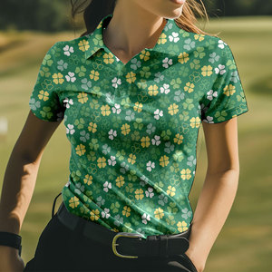Chemises de golf pour femmes, fabriquées avec un tissu respirant et performant, offrant un confort de mouvement optimal. - Product Image 5