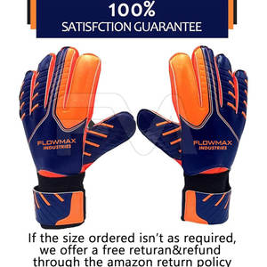 Equipo de Protección, Guantes de Portero de Color Contrastante, Logotipo Personalizado, Guantes de Portero en Oferta - Product Image 3