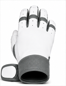 Custom Baseball Gloves Premium <b>Leather</b> Batting Gloves Short <b>Cuff</b> Adjustable <b>Wrist</b> Support Padded Palm Comfortable Team Training - Product Image 1