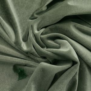 Tissu en velours vert 100 % polyester durable, doux, uni, tissé, de poids moyen, séchage rapide, résistant aux plis, pour vêtements et blazers - Product Image 3