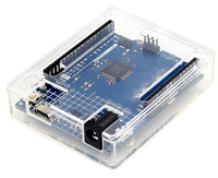 Boîtier universel transparent en acrylique pour carte de développement de taille standard R3/R4, kit d'apprentissage de microcontrôleur, boîte de projet PCB