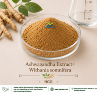 Extrait d'Ashwagandha (Withania somnifera (L.) Dunal) fourni directement par l'usine HGO, rapports d'extraction 4:1, 5:1, 10:1, 20:1, 100:1, 200:1