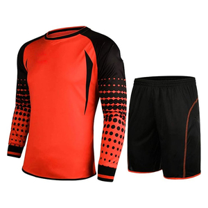 Maillot de football d'été personnalisé de qualité supérieure pour adulte unisexe, ensemble uniforme de gardien de but avec impression par sublimation courte OEM - Product Image 1