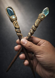 Accesorio para el Cabello Hecho a Mano con Labradorita y Piedras Curativas, Estilo Boho, para Niñas y Mujeres - Product Image 2