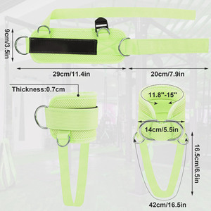 Feature Adjustable Function Protection Ankle Guard Padded Fitness Ankle Straps Bodybuilding Straps for Fitness Gym - Product Image 5