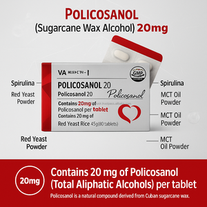 Supplément d'alcool de cire végétale naturelle Policosanol 20mg 30 comprimés OEM de biotine haute puissance pour adultes Corée - Product Image 2