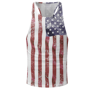 Camiseta Deportiva Personalizada sin Mangas para Hombre, Talla Grande, para Gimnasio, Fitness, Culturismo, Chaleco Deportivo de Secado Rápido, Transpirable, de Algodón/Fibra de Bambú - Product Image 1