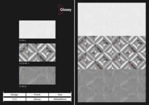 Serie de Azulejos de Porcelana Brillante de Diseño, 30X60CM, Material de Revestimiento de Gran Dimensión, Apto para Construcción Premium e Interiores - Product Image 3