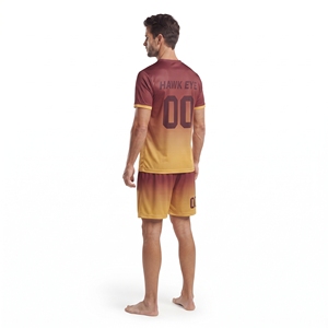 Ensemble de maillots de football pour hommes, uniforme d'équipe de football, vêtements de sport personnalisés, shorts d'entraînement, vente en gros - Product Image 2