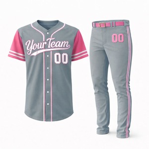 Fully Customized Logo <b>Light</b> Weight Baseball Uniform Best Selling Breathable <b>Cheap</b> Price Baseball Uniform For Men Low MOQ - Product Image 4