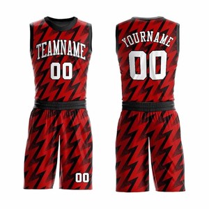Tenues de basket-ball pour équipes sportives d'extérieur, en tissu mesh sublimé respirant, ensemble de basket-ball - Product Image 4