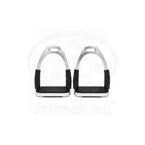 Étriers d'équitation flexibles à double articulation en acier inoxydable de 4,50 pouces pour chevaux - Product Image 4
