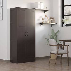 ตู้ครัวพร้อมชั้นวางของ ตู้เก็บของสำหรับจัดเก็บกาแฟ - Product Image 2