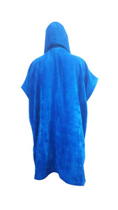 <b>Poncho</b> Bathrobe 100% Cotton Unisex Bathrobe Cotton Sports Towel Soft and Spa Bathrobes - Product Image 4