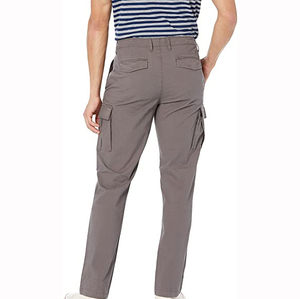Pantalon cargo décontracté pour homme, pas cher, coupe droite, fabriqué en tissu 100% coton durable, respirant, design multi-poches, pour le travail et les voyages - Product Image 2