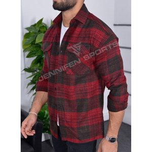 Casual Winter Breathable Anti-shrink 100% <b>Wool</b> Flannel <b>Shirt</b> Custom Size Men's Premium Quality - Product Image 4