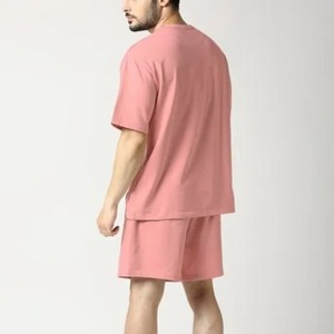Conjunto de Shorts de Verano para Hombre 2026, Camiseta de Manga Corta Transpirable, Sublimación Completa Personalizada, Ropa Deportiva de Algodón - Product Image 2