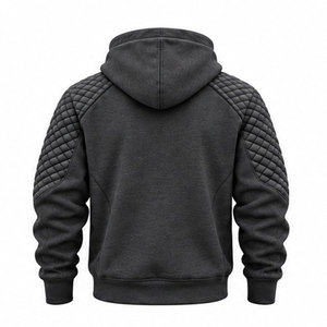 Sudadera clásica con capucha y cremallera para hombre, con mangas largas, cremallera resistente, puños acanalados, bolsillos prácticos y estilo informal atemporal. - Product Image 2