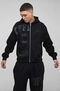 Custom Printed Mens Tracksuit Polyester Cotton Casual Hoodie <b>Jogger</b> <b>Set</b> DTF Logo Personalized Two Piece <b>Matching</b> Outfit Clothing - Product Image 3