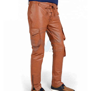 Pantalones de Cuero para Hombre, Invierno 2026, MOQ Bajo, Cintura Alta, Corte Recto, Cómodos, Ligeros, Alta Calidad, Nueva Llegada - Product Image 2