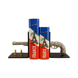 Sujetalibros de Metal de Diseño Personalizado, Soportes para Libros con Apariencia Única, Organizador de Libros Resistente para Decoración del Hogar - Product Image 2