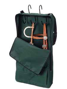 กระเป๋าใส่ชุดอุปกรณ์ม้า กระเป๋าใส่บังเหียนม้า พร้อมตะขอเกี่ยว ที่แขวนอุปกรณ์ม้าแบบสามขา ทำจากไนลอนเดนิเยร์ - Product Image 5