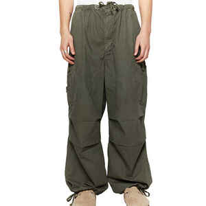 Pantalones Cargo de Paracaídas para Hombre, de Alta Calidad, Personalizados, Estilo Urbano, con Cordón Ajustable, de Algodón, Holgados - Product Image 2