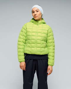 <b>Womens</b> <b>Winter</b> Puffer Jacket Hooded Warm Quilted Bubble Coat Soft Lining Full Zip Casual Cold Weather Outerwear Wholesale - Product Image 4