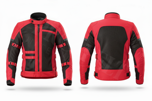 Chaqueta de Motocicleta de Malla Transpirable de Alta Calidad, Chaqueta de Motociclista Ligera con Protección CE para Verano, OEM ODM - Product Image 6