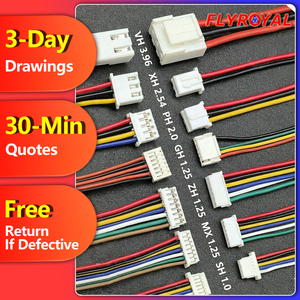 JST SH MX GH ZH PH EH XH VH 1.0 1.25 1.5 2.0 2.54 3.96mm 피치 2/3/4/5/6 핀 커넥터 와이어 하네스 케이블 어셈블리 - Product Image 1