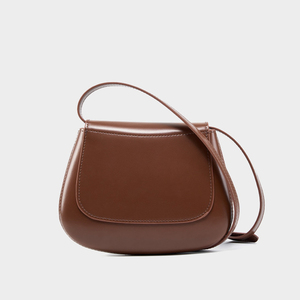 Bolso Bandolera de Cuero Genuino para Mujer, Moderno, con Correa de Cadena, de Piel Vacuna, Pequeño - Product Image 4