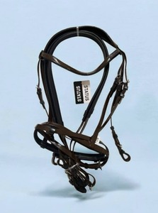 Brida para Caballo de Carreras Más Vendida en 2026 con Riendas de Goma PVC, Hebillas de Acero Inoxidable, Personalizada e Impermeable - Product Image 1