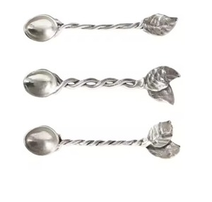 Polished Finish Metal Coffee Tea Spoon Stainless Steel Sugar Stirring Spoon Dessert Cutlery Table - Product Image 1