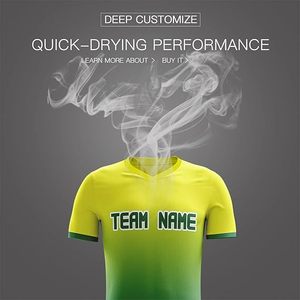 Uniforme de Fútbol Personalizado para Jugador, Camiseta y Pantalones Cortos para Equipo de Fútbol, Ropa Deportiva Transpirable de Secado Rápido para Clubes, Academias y Competiciones - Product Image 3