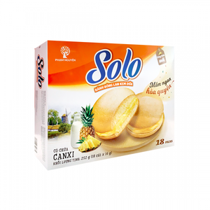 Dulce delicioso moderno fresco forma suave pasteles 216g piña crema pastel bolsa embalaje para uso diario con sabores de té de chocolate - Product Image 2
