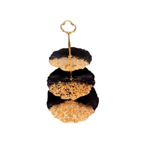 Support à gâteau rond en résine décorative, 3 pièces, style moderne, pour événements, écologique, par UO INDIA - Product Image 3