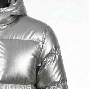 Custom Logo Wholesale <b>Men's</b> Winter Puffer <b>Jackets</b> with Zipper Breathable <b>Plus</b> <b>Size</b> & Print Design Bubble <b>Jackets</b> - Product Image 5