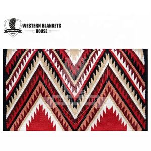 Tapis de Selle en Polycoton en Laine à Paillettes Personnalisable pour Saut de Cheval avec Options de Design de Taille - Product Image 1