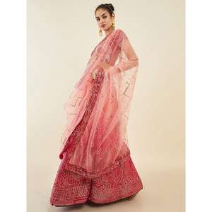 ชุดงานเทศกาลผ้าไหมปักเลื่อมสีชมพู - Product Image 6